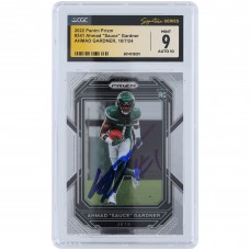 Ahmad Sauce Gardner New York Jets Autographed 2022 Panini Prizm #341 CGC Fanatics Witnessed Authenticated 9/10 Rookie Card Ahmad Sauce Gardner New York Jets Autographed 2022 Panini Prizm #341 CGC Fanatics Witnessed Authenticated 9/10 Rookie Card
