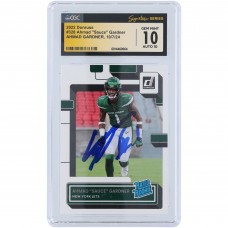 Ahmad Sauce Gardner New York Jets Autographed 2022 Panini Donruss #328 CGC Fanatics Witnessed Authenticated 10/10 Rookie Card Ahmad Sauce Gardner New York Jets Autographed 2022 Panini Donruss #328 CGC Fanatics Witnessed Authenticated 10/10 Rookie Card