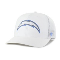 Los Angeles Chargers 47 White Snowball Trophy Stretch Fit Hat