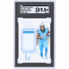 Jonathan Mingo Carolina Panthers Autographed 2023 Panini Flawless Silver 2 Color Relic Rookie Patch Autograph #RPA-JMO #/20 SGC Authenticated 9.5/10 Card