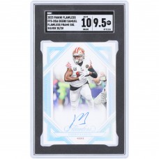 Deebo Samuel Sr San Francisco 49ers Autographed 2023 Panini Flawless Silver Flawless Frame Signature #FFS-DSA #20/20 SGC Authenticated 9.5/10 Card
