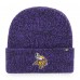 Minnesota Vikings 47 Heather Purple Brain Freeze Cuffed Knit Hat