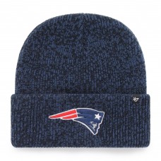 New England Patriots 47 Heather Navy Brain Freeze Cuffed Knit Hat