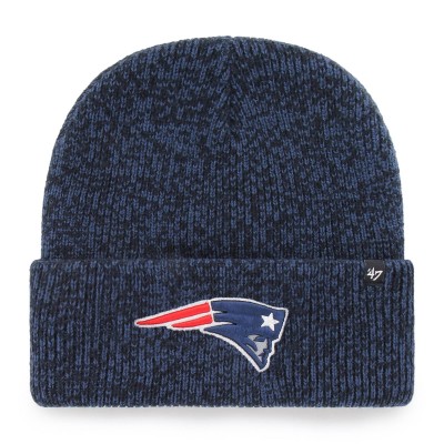New England Patriots 47 Heather Navy Brain Freeze Cuffed Knit Hat