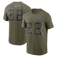 Футболка Dallas Cowboys Emmitt Smith Nike Olive 2025 Salute to Service