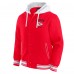 Kansas City Chiefs Darius Rucker Collection by Fanatics Red Full-Snap Hoodie Jacket