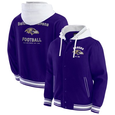Куртка на кнопках Толстовка Baltimore Ravens Darius Rucker Collection by Fanatics Purple