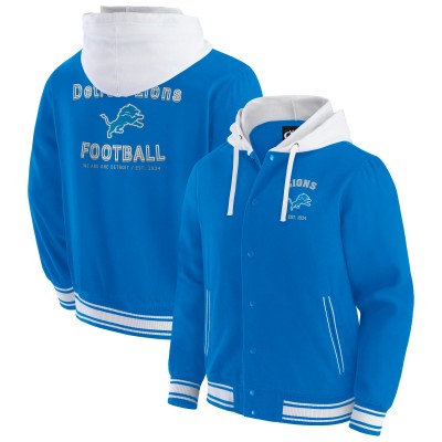 Куртка на кнопках Detroit Lions Darius Rucker Collection by Fanatics Blue