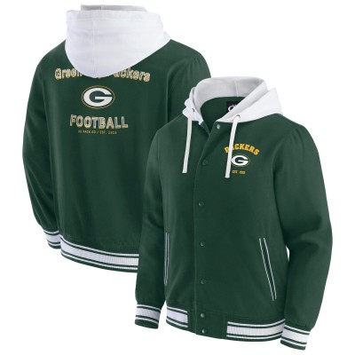 Куртка на кнопках Толстовка Green Bay Packers Darius Rucker Collection by Fanatics Green