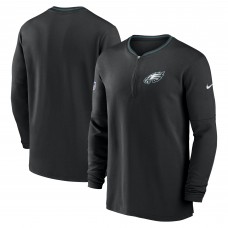 Кофта на короткой молнии Philadelphia Eagles Nike Coach - Black