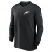Кофта на короткой молнии Philadelphia Eagles Nike Coach - Black