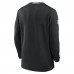 Las Vegas Raiders Nike Black Coach Half-Zip Sweatshirt
