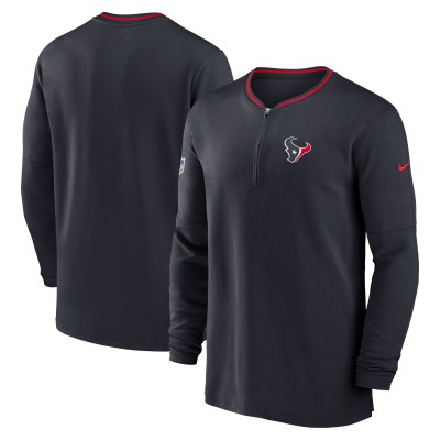 Кофта Houston Texans Nike Black Coach Half-Zip