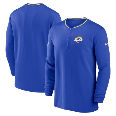 Los Angeles Rams Nike Coach Half-Zip Sweatshirt - Royal