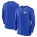 Los Angeles Rams Nike Coach Half-Zip Sweatshirt - Royal Los Angeles Rams Nike Coach Half-Zip Sweatshirt - Royal