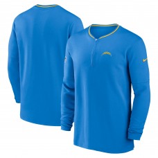 Los Angeles Chargers Nike Powder Blue Coach Half-Zip Sweatshirt