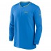 Los Angeles Chargers Nike Powder Blue Coach Half-Zip Sweatshirt