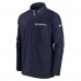 Seattle Seahawks Nike College Navy Coach Half-Zip Jacket