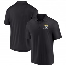Jacksonville Jaguars Fanatics Black Lockup Polo