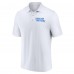 Carolina Panthers Fanatics White Lockup Polo