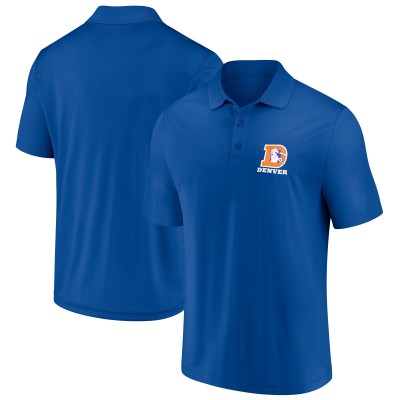 Denver Broncos Fanatics Royal Vintage Polo