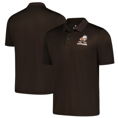 Cleveland Browns Fanatics Brown Vintage Polo