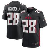 Игровая джерси Atlanta Falcons Carlos Washington Jr. Nike Black Team Game