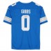 Игровая джерси Jahmyr Gibbs Detroit Lions Fanatics Authentic Autographed Blue Nike Vapor F.U.S.E. Limited