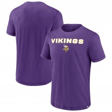 Minnesota Vikings Fanatics Purple Jump The Gun Iconic Slub Elevated T-Shirt