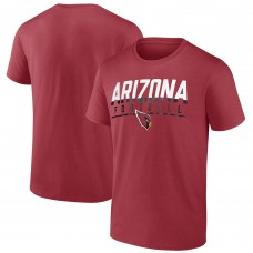 Arizona Cardinals Fanatics Cardinal Blocked T-Shirt