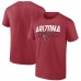 Arizona Cardinals Fanatics Cardinal Blocked T-Shirt