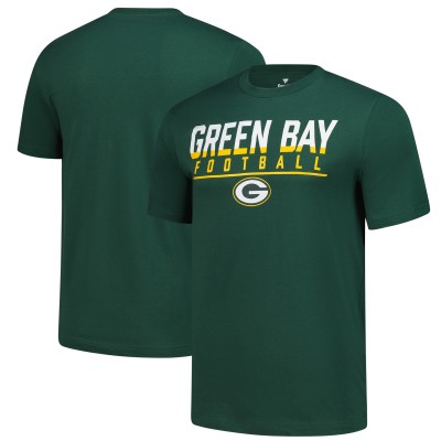 Футболка Green Bay Packers Fanatics Green Blocked