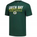 Футболка Green Bay Packers Fanatics Green Blocked