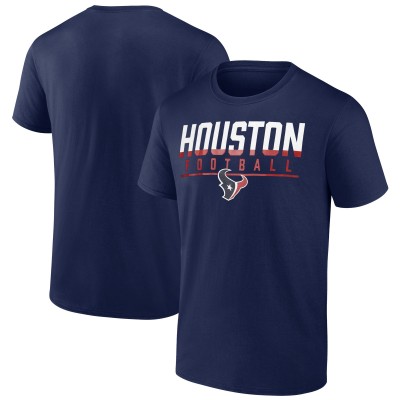 Футболка Houston Texans Fanatics Navy Blocked