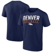 Футболка Denver Broncos Fanatics Navy Blocked