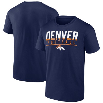 Футболка Denver Broncos Fanatics Navy Blocked