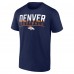 Футболка Denver Broncos Fanatics Navy Blocked