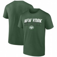New York Jets Fanatics Green Blocked T-Shirt