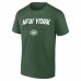 New York Jets Fanatics Green Blocked T-Shirt