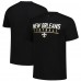 Футболка New Orleans Saints Fanatics Black Blocked
