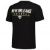 Футболка New Orleans Saints Fanatics Black Blocked