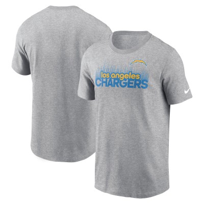 Los Angeles Chargers Nike Heather Gray Local Essential T-Shirt