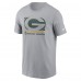 Футболка Green Bay Packers Nike Gray Lockup Essential