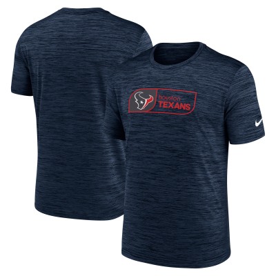Футболка Houston Texans Nike Navy Velocity Jock Tag Performance