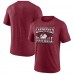 Arizona Cardinals Fanatics Heather Cardinal Extreme Tackle Tri-Blend T-Shirt