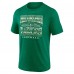 Футболка Philadelphia Eagles Fanatics Extreme Tackle Tri-Blend - Heather Kelly Green