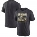 Футболка New Orleans Saints Fanatics Heather Charcoal Extreme Tackle Tri-Blend