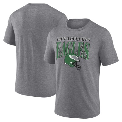 Футболка Philadelphia Eagles Fanatics Go-Getter Tri-Blend - Heather Gray