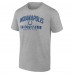 Indianapolis Colts Fanatics Heather Gray Screen Blocking T-Shirt
