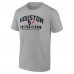 Футболка Houston Texans Fanatics Heather Gray Screen Blocking